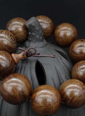 天然金丝檀木男女款念珠手串