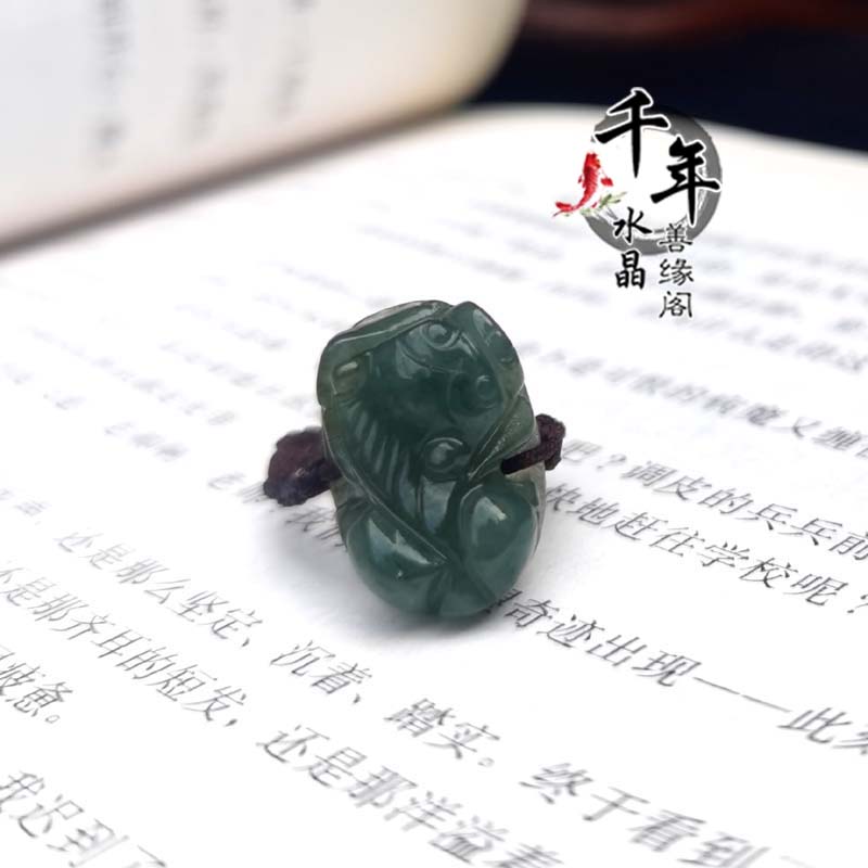 2026年聚财戒指玉石翠玉貔貅戒指 招财守财男女款