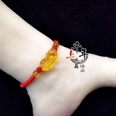 天然貔貅精编招财手串