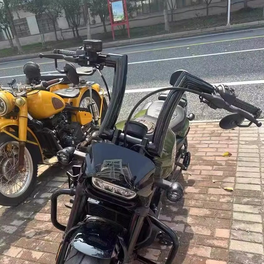 哈雷运动者Sportster S1250改装2英寸粗加高车把夜行者975 加高把