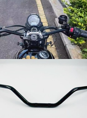 适用凯旋T100改装大燕把T120舒适车把街双凯旋bobber大雁手把配件
