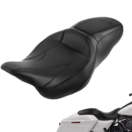 适用于适用哈雷路王大滑翔街道双座滑翔公路滑翔连体座垫09-23年