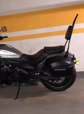 川崎小火神Vulcan S 650 VN650摩枭500改装后恨天高尖弓靠背配件
