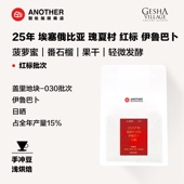 7折 瑰夏村红标伊鲁巴卜盖里地块水洗日晒咖啡豆 别处咖啡新产季