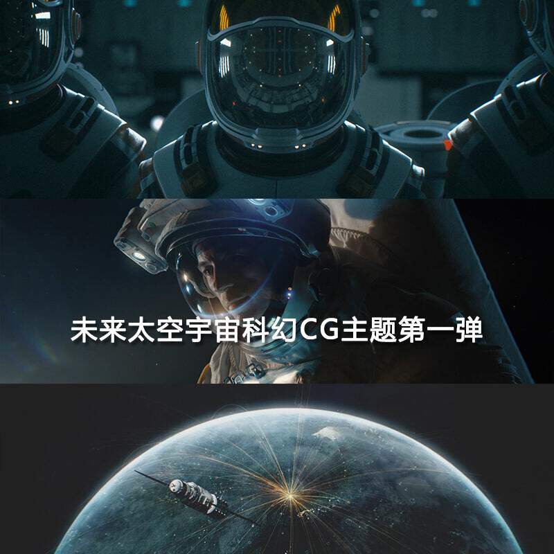 未来太空宇宙科幻cg主题第一弹