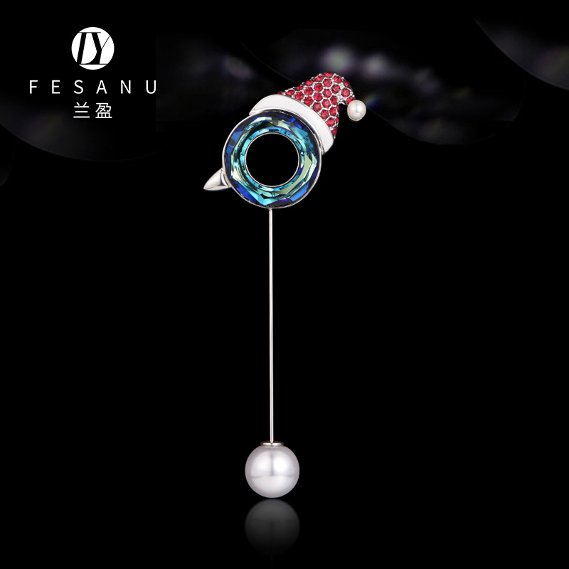 兰盈时尚胸针一字针女丝巾扣