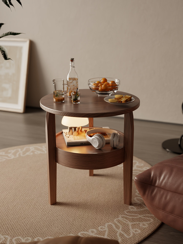 冬木实木边几沙发茶几客厅小圆桌创意边桌简约现代床头柜角几边柜,住宅家具,角几/边几,淘宝优惠券,粉丝福利购,淘宝优惠卷