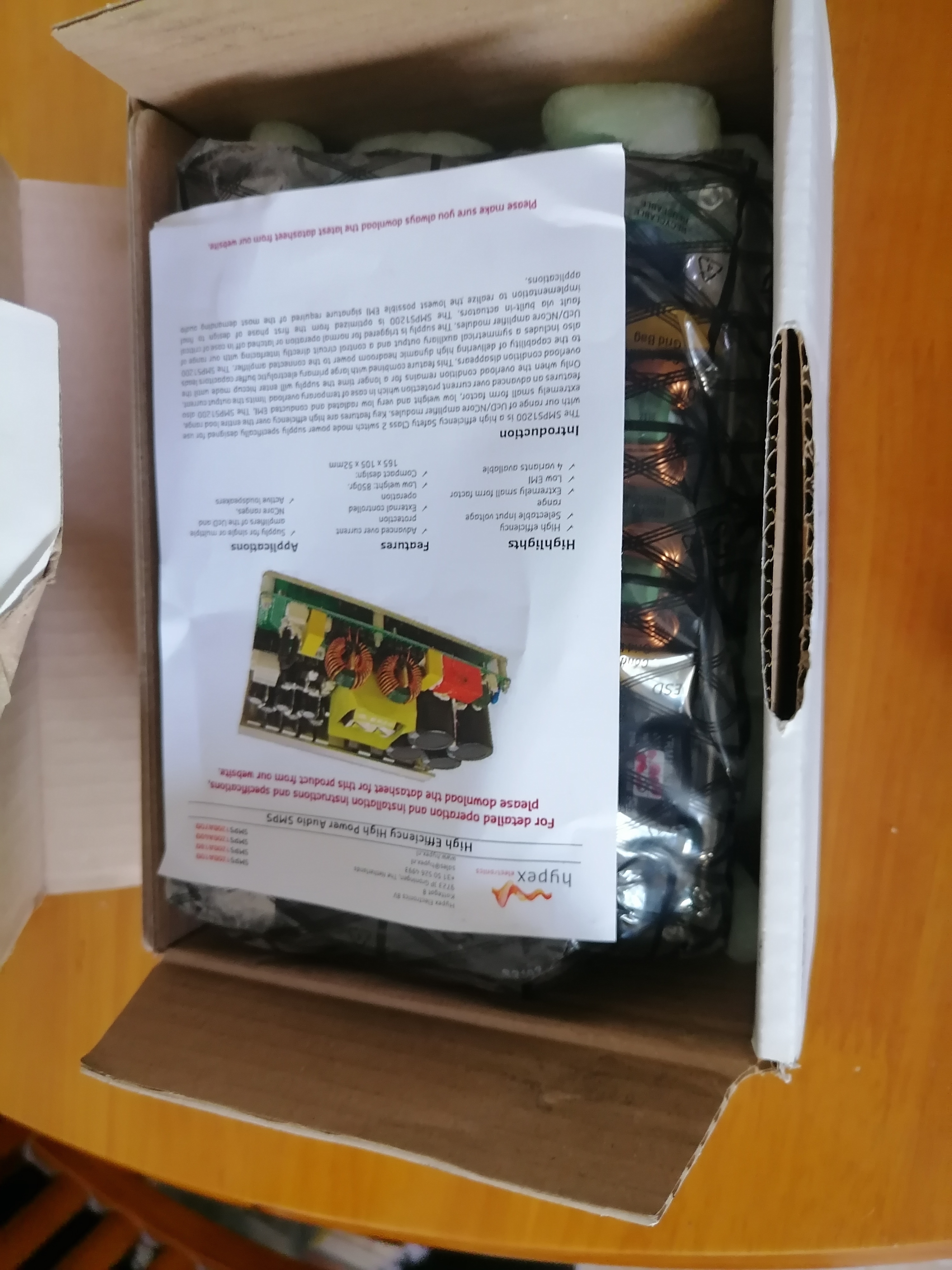 Hypex HiFi功放开关电源模块SMPS1200A400发烧D类D