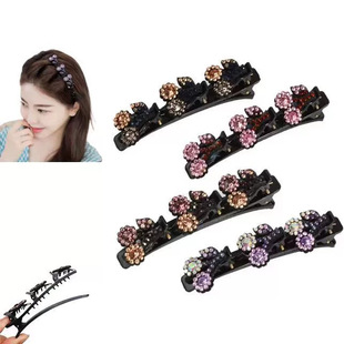 奢华2026年新款懒人编发发夹刘海碎发发卡女侧边一字夹子头饰