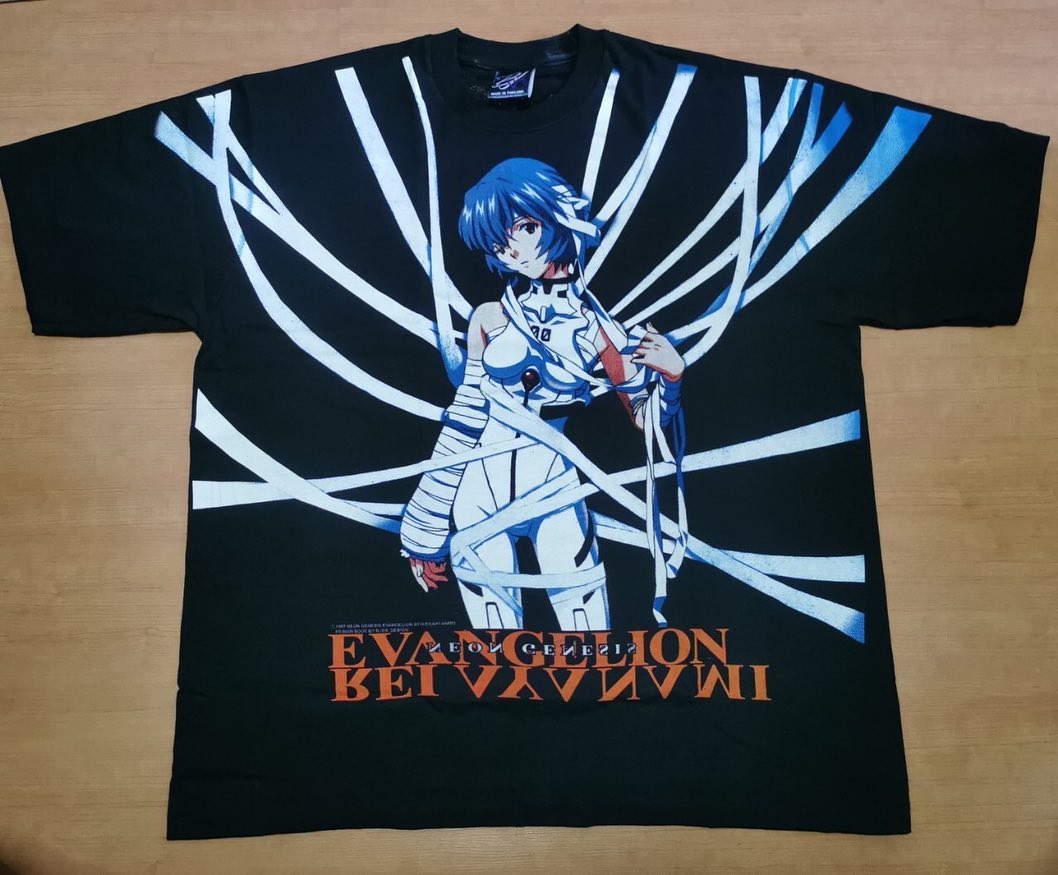孤独星球动漫 Ayanami Rei shirt ootd亚文化中性风穿搭情侣短袖