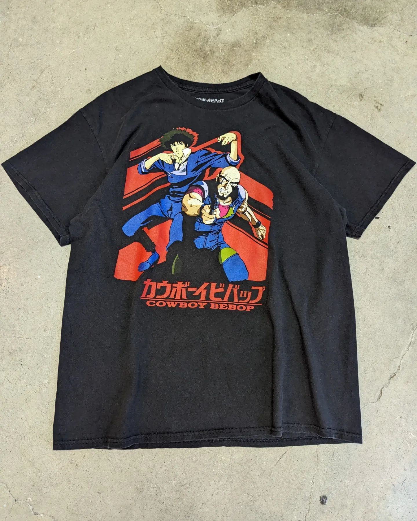 孤独星球动漫 Cowboy Bebop Spike Spiegel shirt 亚文化嘻哈短袖