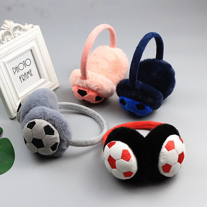 毛绒耳罩保暖冬季防风男童可调节