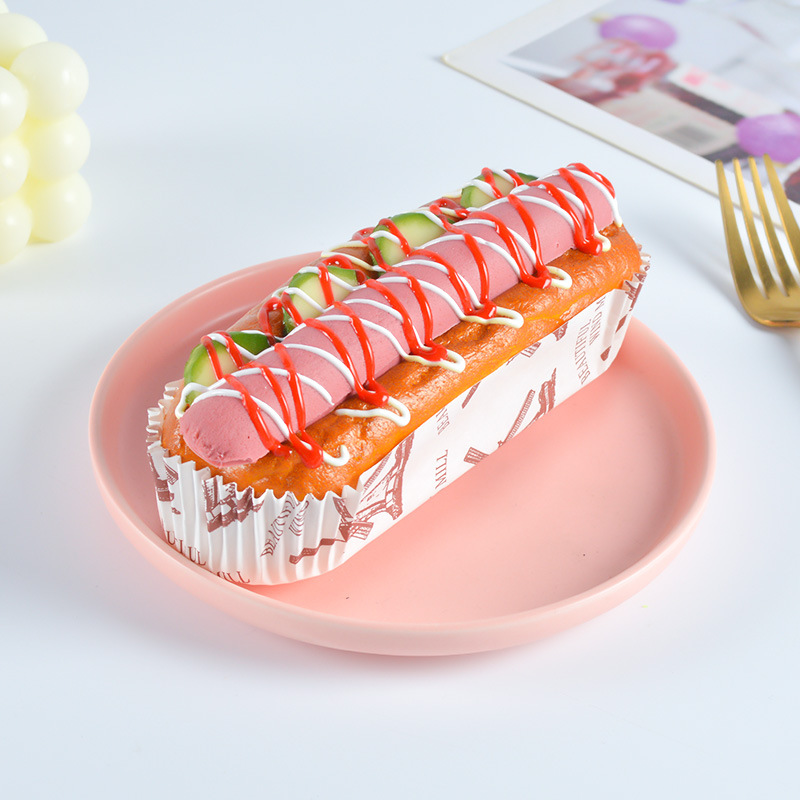 仿真热狗三明治面包模型立体蛋糕冰箱贴仿真食物广告摄影摆件