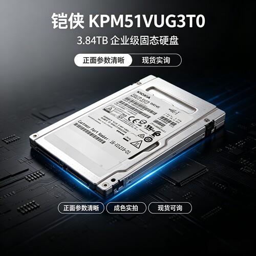KIOXIA铠侠PM5 KPM51VUG3T0 3.84TB企业级SAS固态硬盘拆机非全新