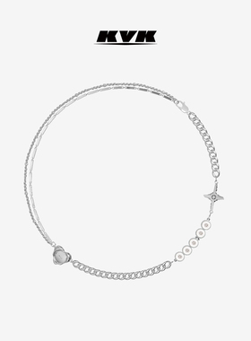 KVKCLOUD 云系列拼接组合项链 白鹿同款原创设计小众轻奢s925