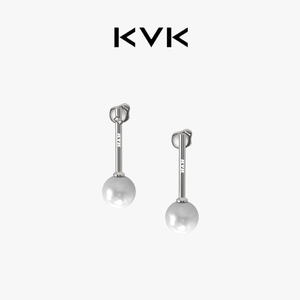 KVK基础系列珍珠耳环轻奢简约高级耳钉女小众设计耳针网红ins耳坠