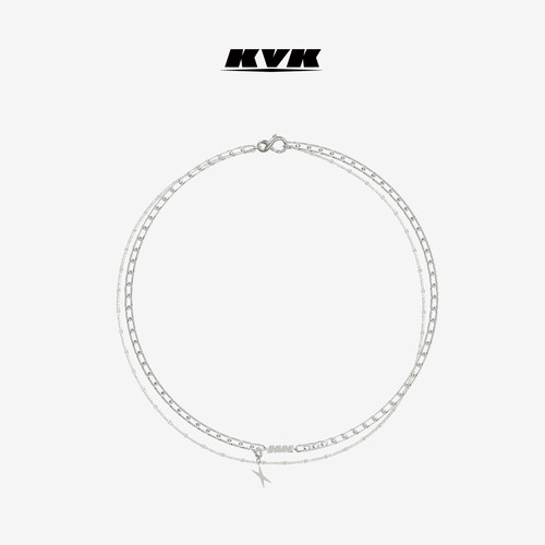 KVK双层叠戴项链【王嘉尔同款】