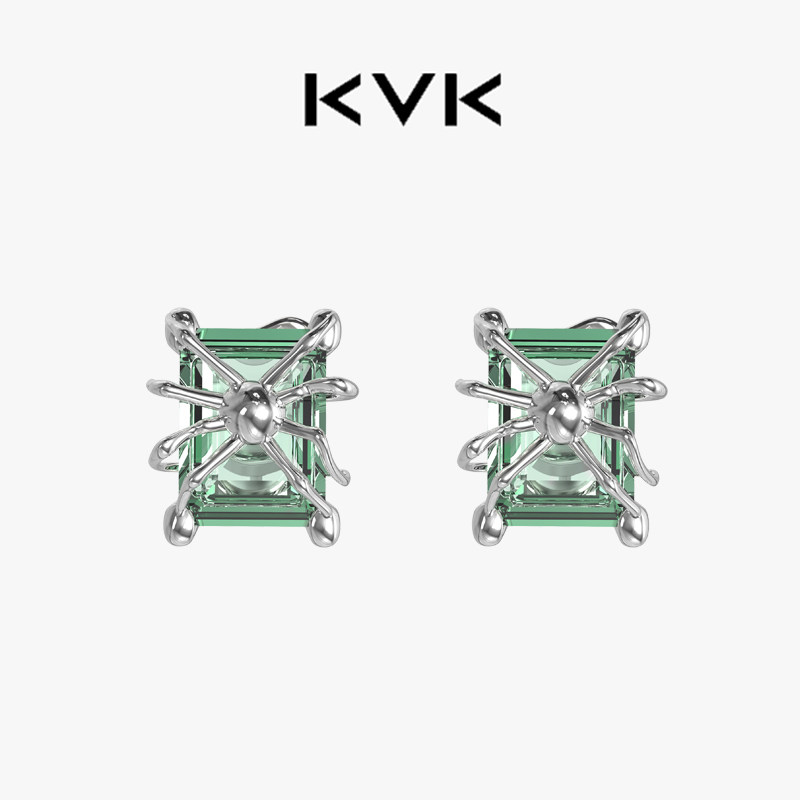 kvk蜘蛛形态础元素耳钉图片