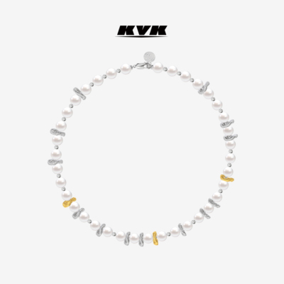 KVKThrowback:Arachné  经典回溯系列隔环珍珠项链