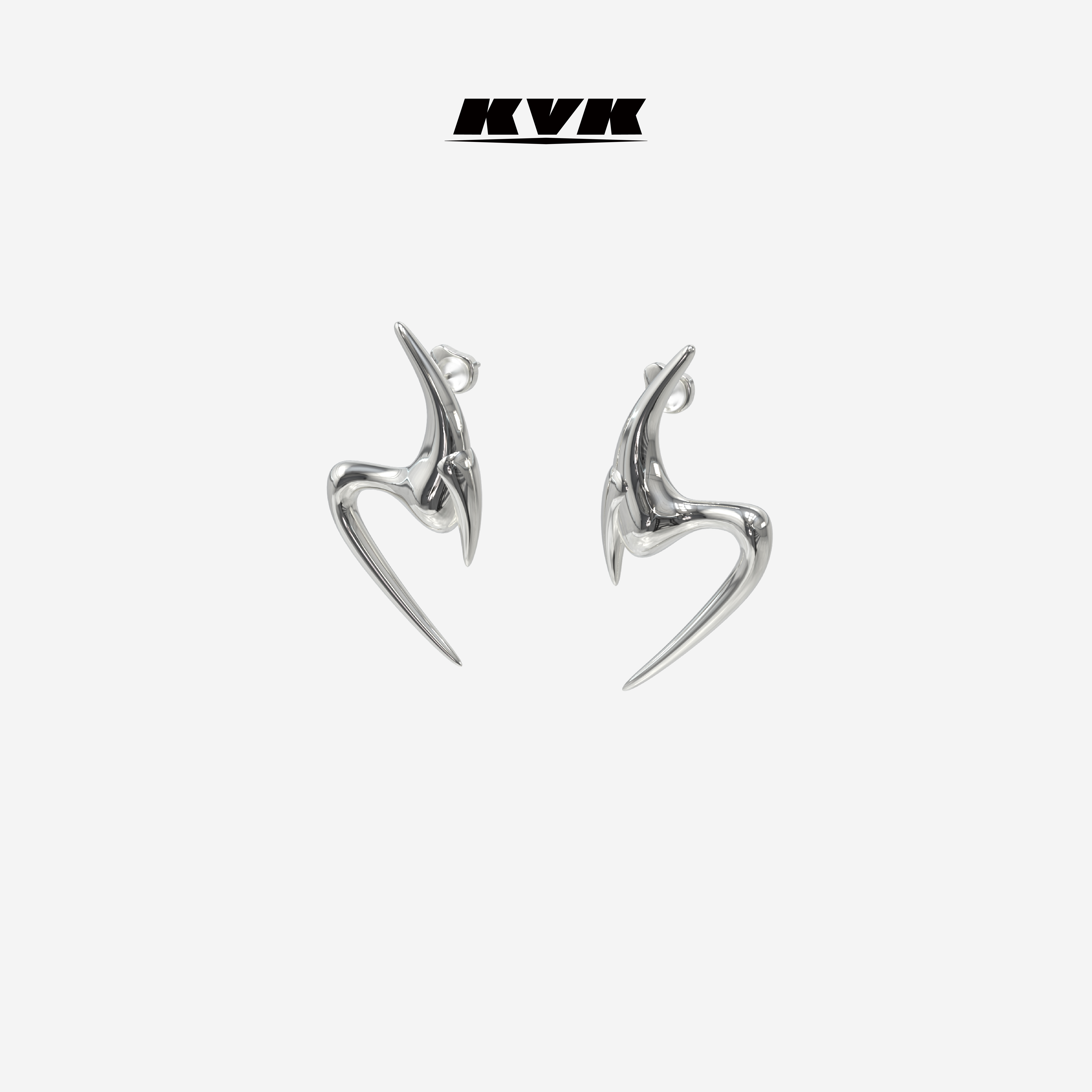 cortis马丁同款尖音符耳钉