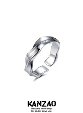 KANZAO不掉色莫比乌斯环戒指男潮高级感潮流个性潮牌男单身戒男款