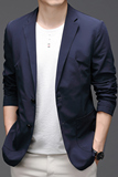 2023春款男士上衣中青年流行修身潮流西服P175，男装西服，电商D223-1