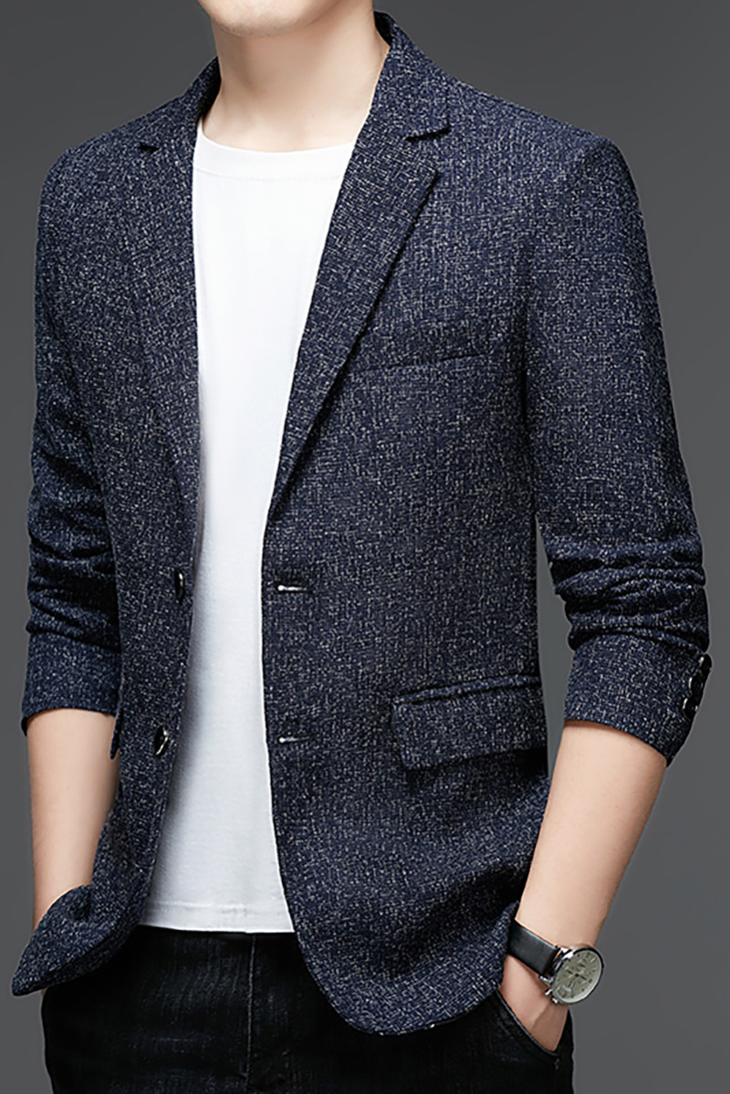 2023春款男士上衣中青年流行修身潮流西服P98,男装西服,电商D223-1