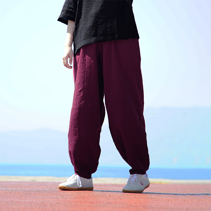 感恩太极男女同款太极裤图片