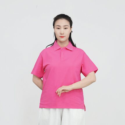 感恩太极2026夏季新款太极服女简约中国风表演比赛POLO衫男演出服