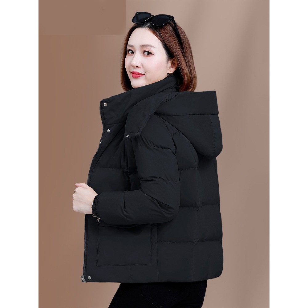 撤柜高品质短款羽绒棉服女款冬季新款妈妈棉衣女士洋气小棉袄外套