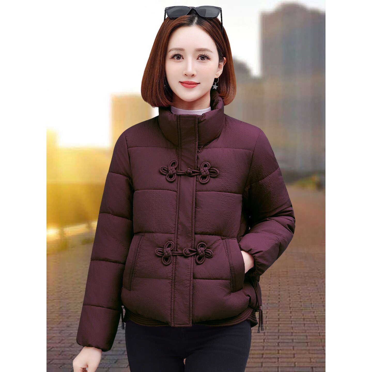 撤柜冬季新款中年妈妈装羽绒棉衣棉服外套女小个子短款加厚小棉袄