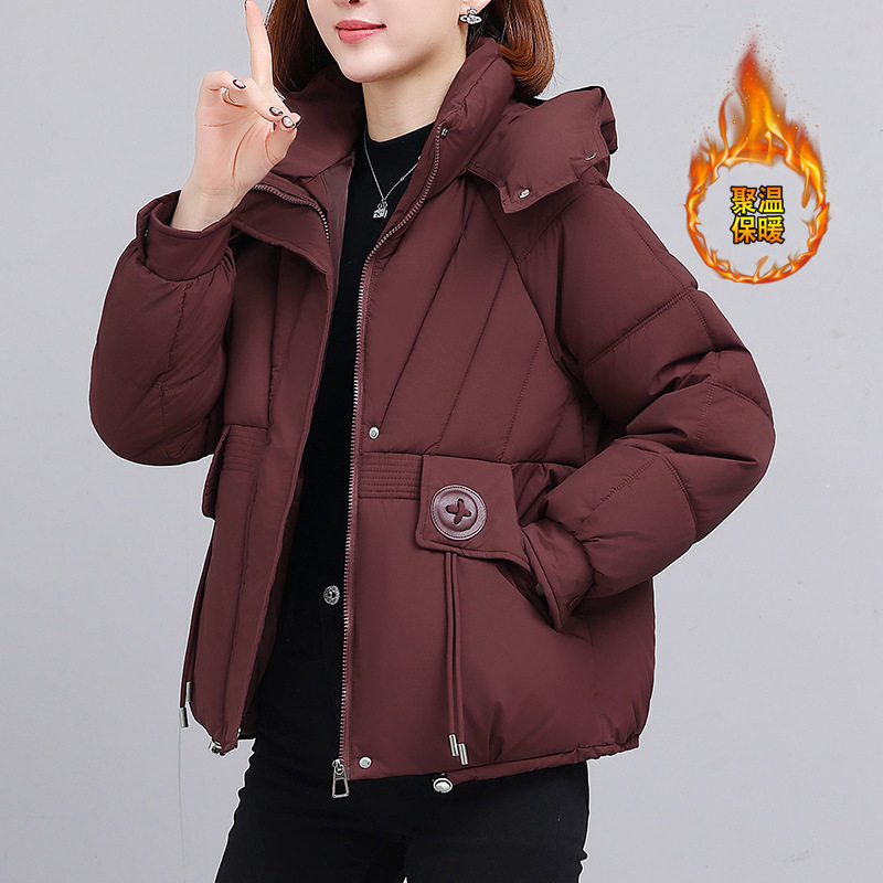 撤柜短款棉袄女士冬季新款时尚洋气小个子加厚保暖棉服外套棉衣