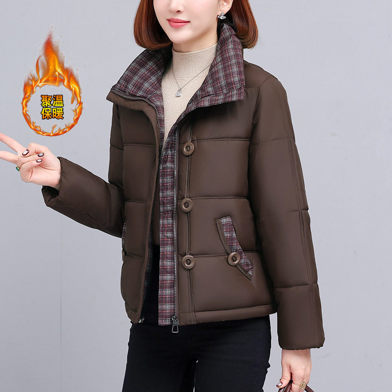 撤柜短款棉袄女士冬季新款时尚洋气小个子加厚保暖棉服外套棉衣