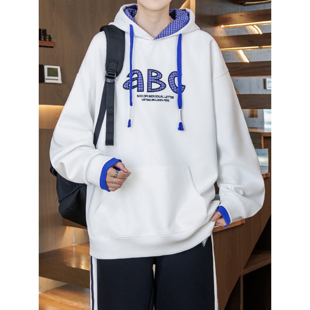 品牌断码卫衣男孩初高中学生运动服春秋季岁青少年休闲两件套男装