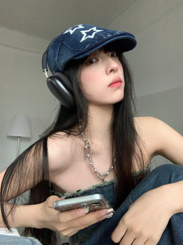 前进帽复古男女同款春夏