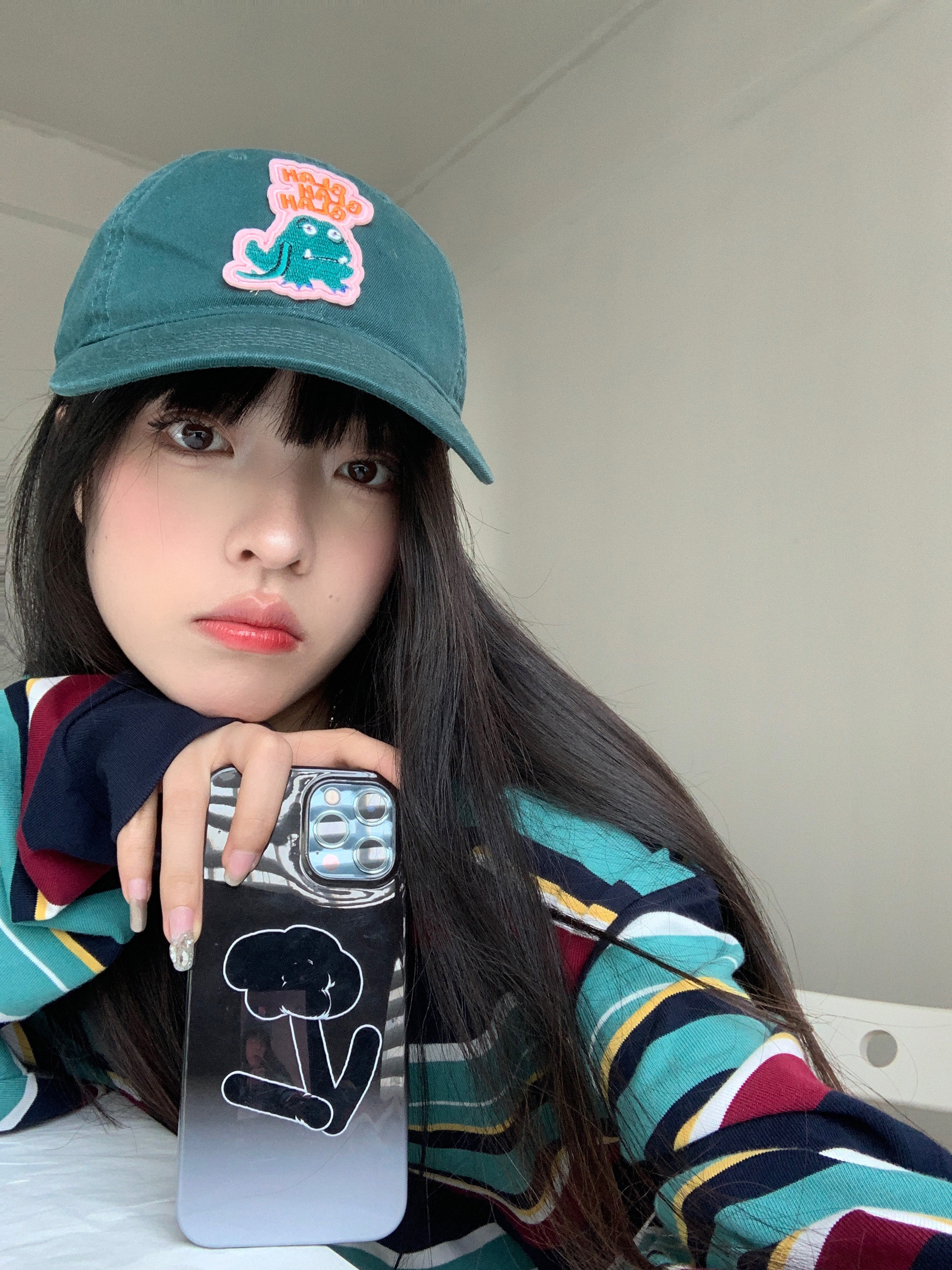 鸭舌帽出游韩版男女同款夏季弯檐