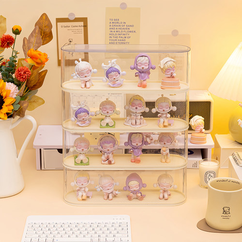 手办盲盒展示盒摆件娃娃置物盒