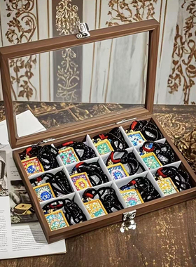 佛牌唐卡展示盒子扎基拉姆项链
