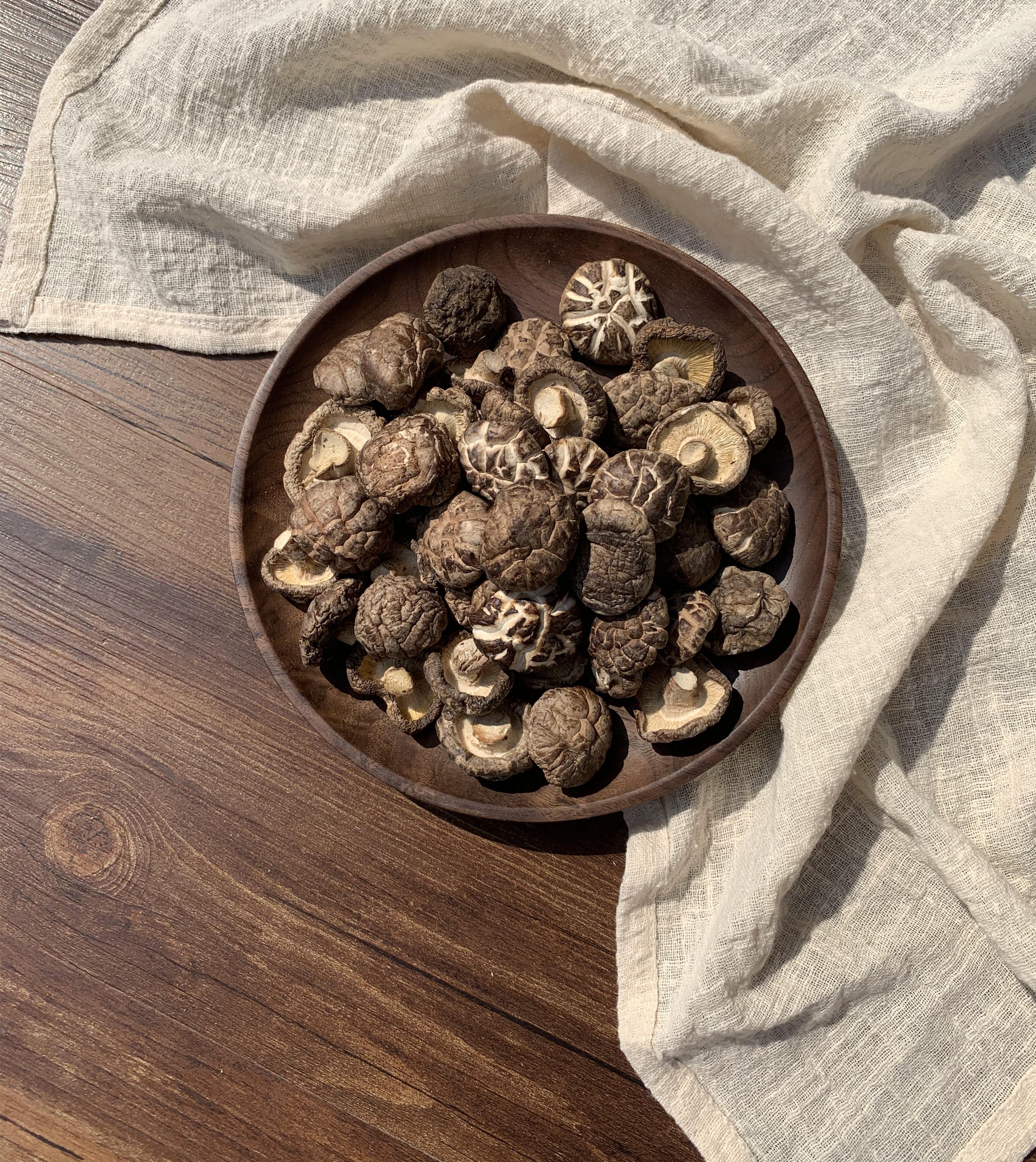 优膳广优质山珍小香菇花菇干货农家特产食材肉质饱满营养丰富250g