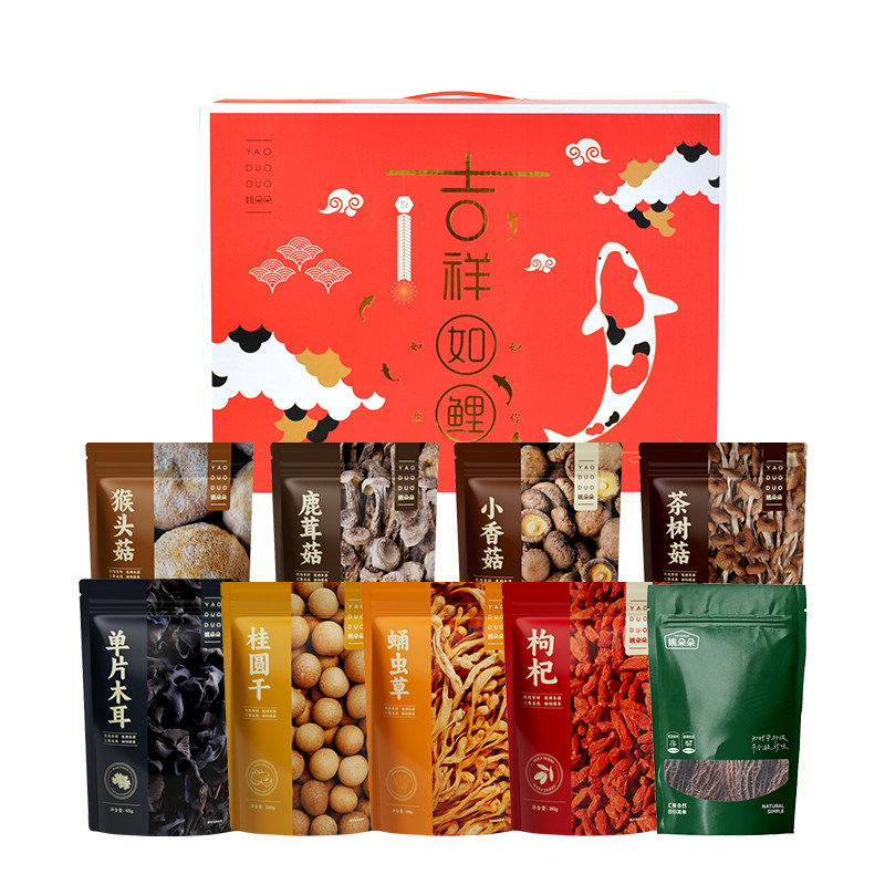 姚朵朵祥瑞纳福*大富大贵山珍礼盒783克