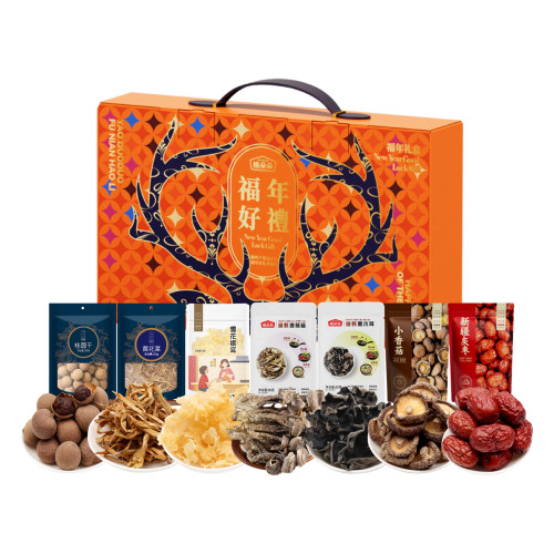 姚朵朵祥瑞纳福*八方来财山珍礼盒763克