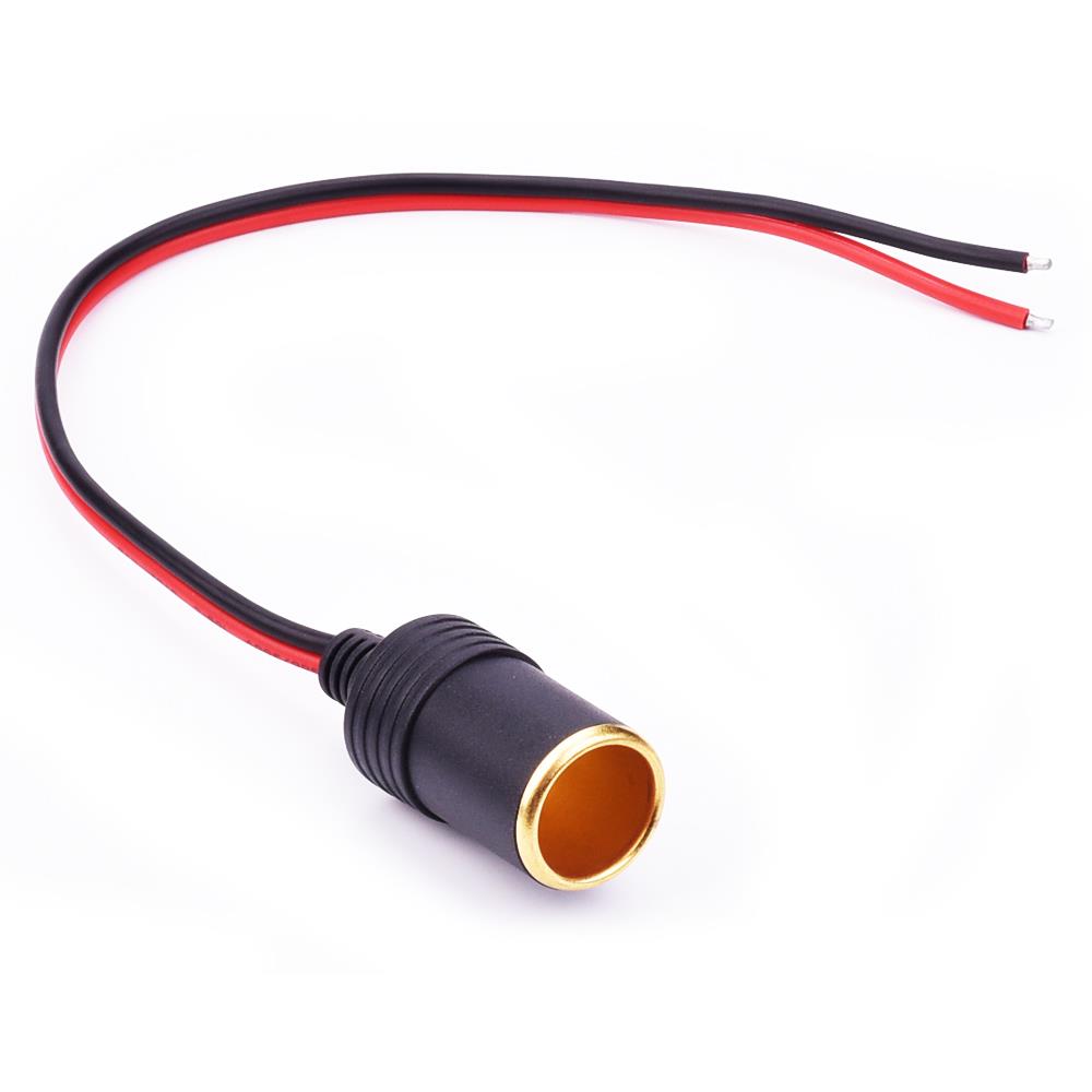 2.5平方点烟器母座线 线 12V24V汽车充电插座25A300W车载大功率母
