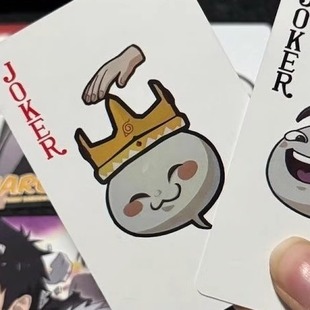 手游摸头村火影忍者摸头收藏表情扑克牌火迷爆款周边装备coke表情