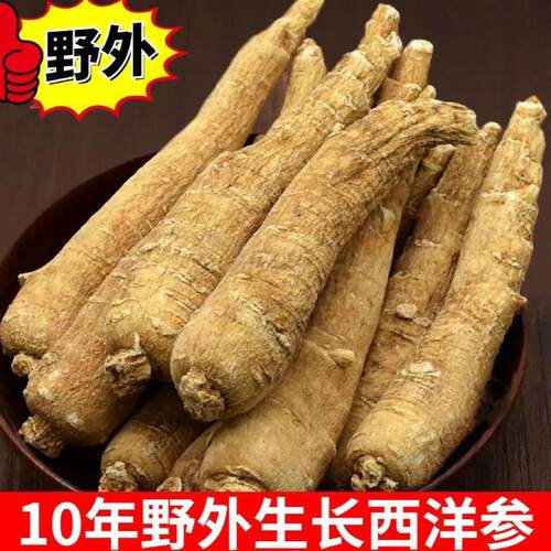 精选整根西洋参500克足干足称