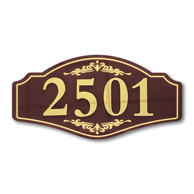 亚克力门牌号码牌酒店房间号宾馆饭店包厢门牌号数字贴家用高档住宅单元牌宿舍办公室教室定做门贴入户标识牌