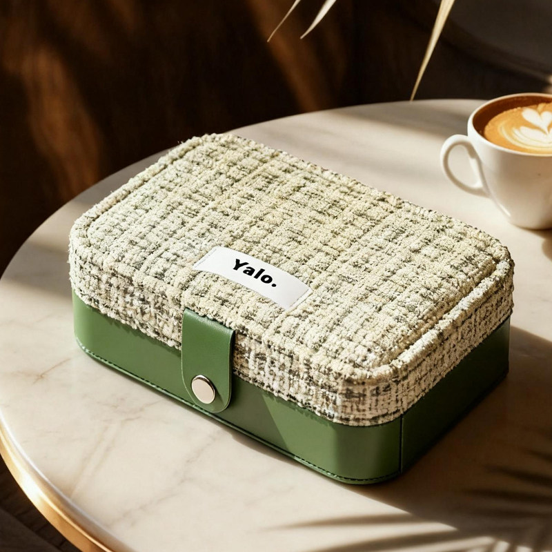 2025年新款黄金首饰盒小型首饰收纳盒高档精致耳钉饰品耳环项链,收纳整理,首饰盒,淘宝优惠券,粉丝福利购,淘宝优惠卷