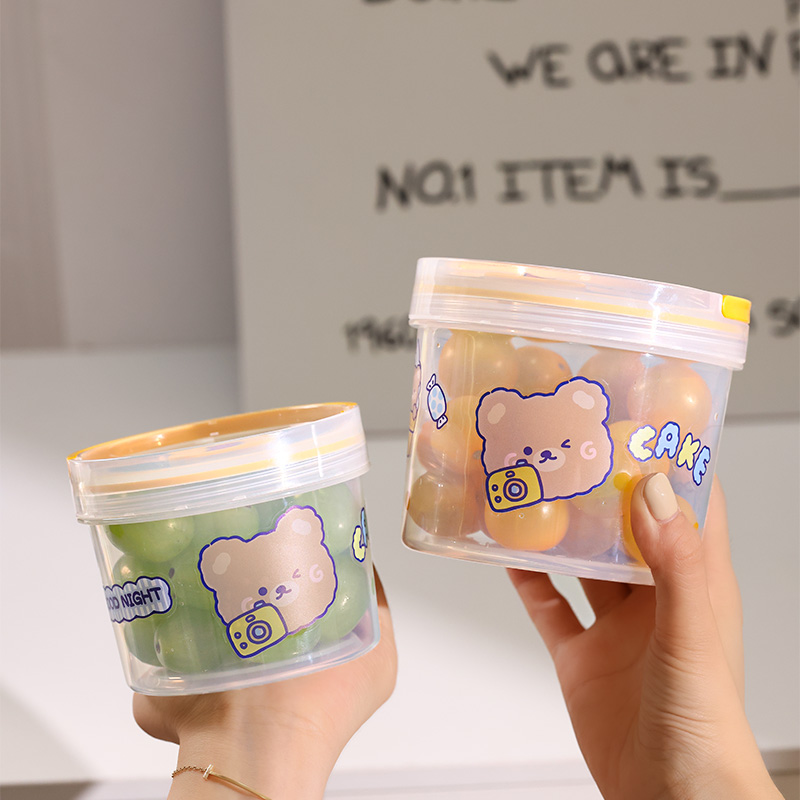 水果便当盒儿童便携小学生外带保鲜盒饭盒冰箱专用收纳盒食品级