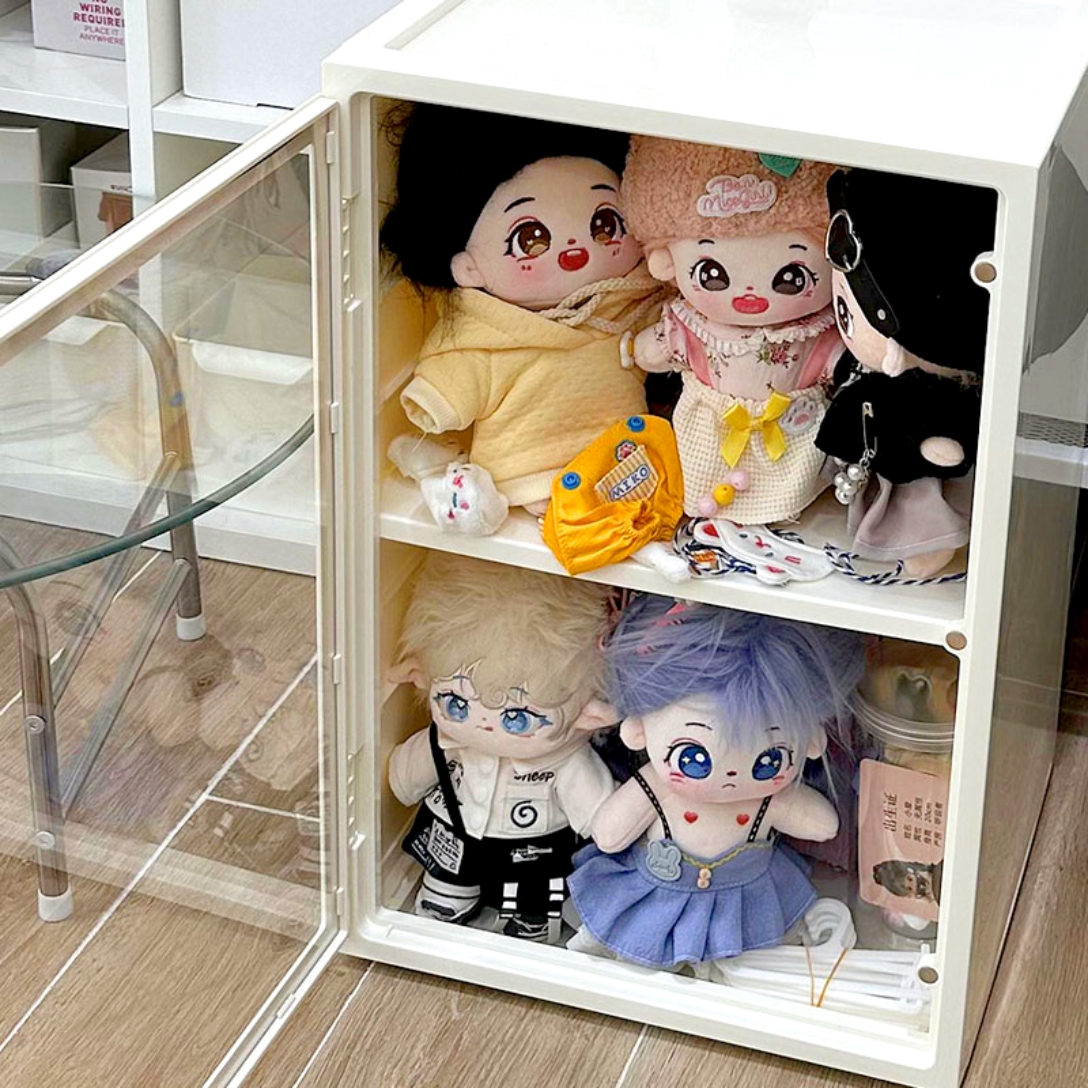 耐奔娃娃收纳桶毛绒玩具收纳bjd公仔大玩偶收纳柜展示柜透明娃盒,收纳整理,脏衣篮,淘宝优惠券,粉丝福利购,淘宝优惠卷