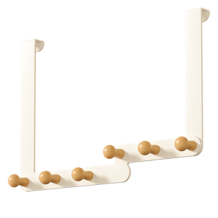 门后挂钩新免打孔挂衣架门上加长门背式挂衣服神器卧室收纳置物架