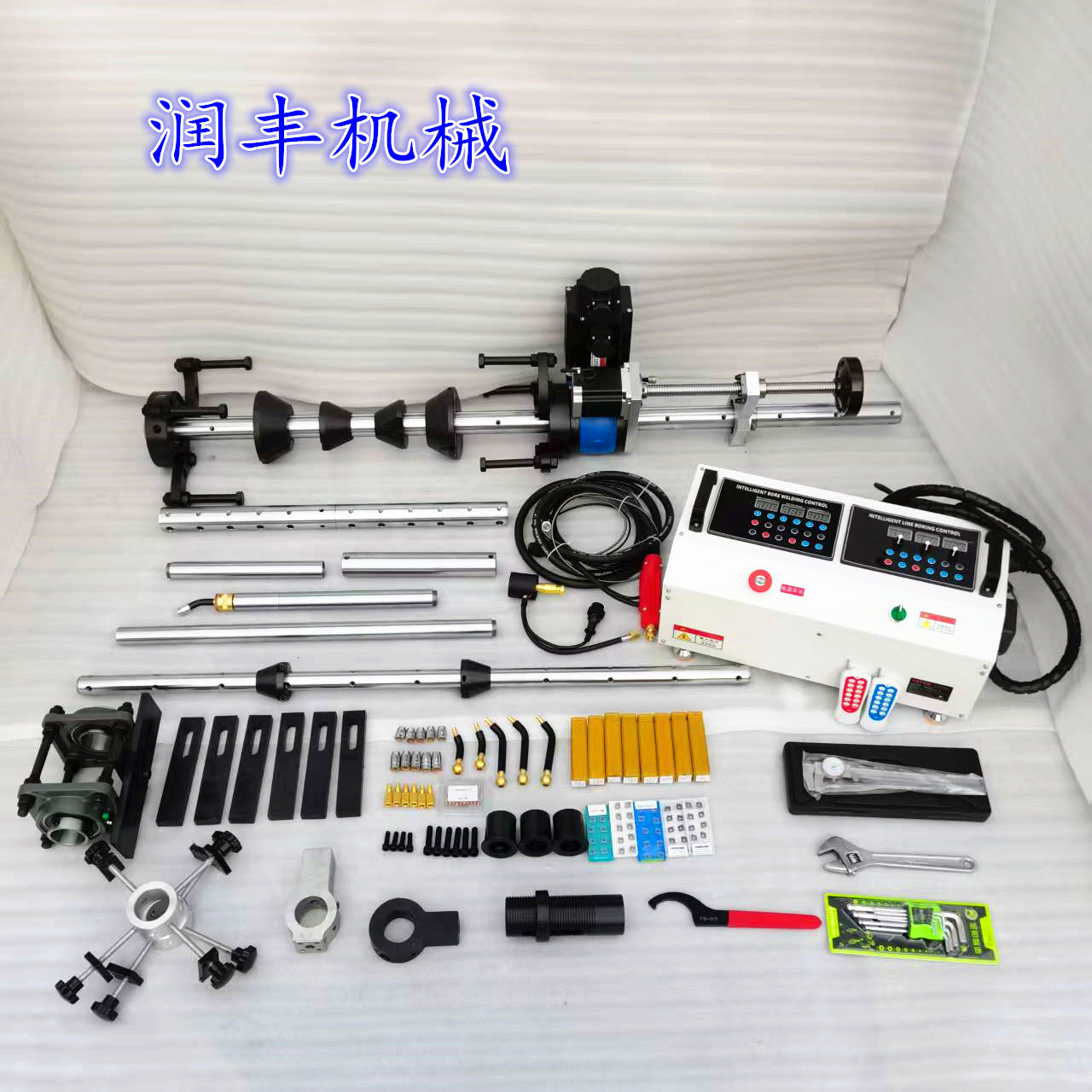 镗孔机 挖机专用便携式镗孔补焊机高速小型数控镗孔镗焊一体机